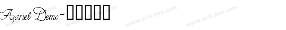 Azariel Demo字体转换